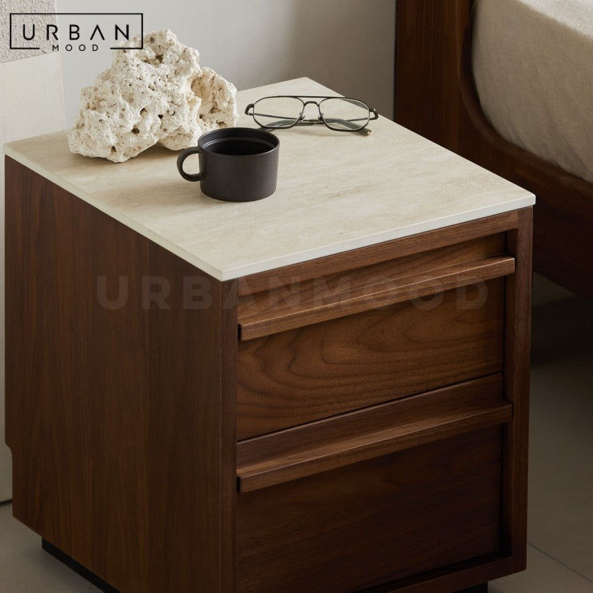 SEB Modern Solid Wood Bedside Table