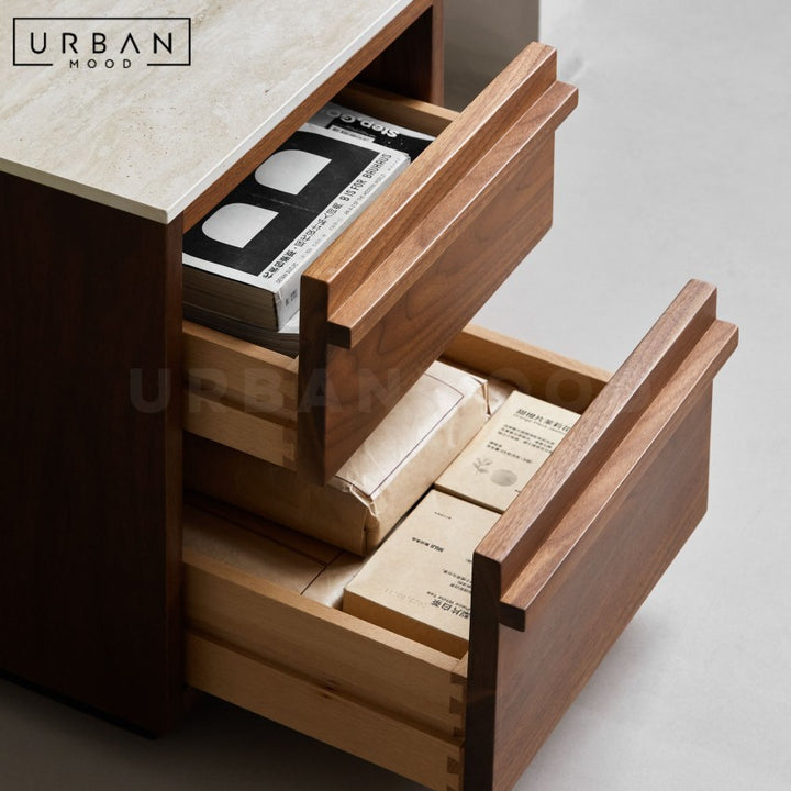 SEB Modern Solid Wood Bedside Table