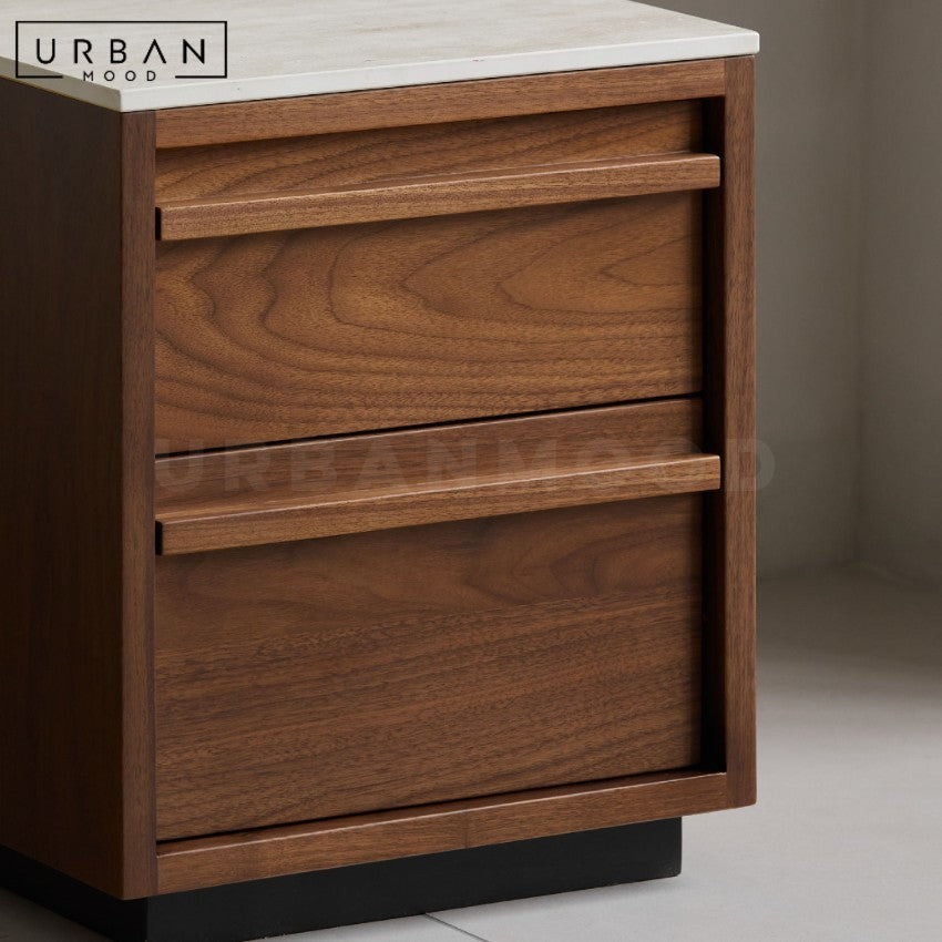 SEB Modern Solid Wood Bedside Table