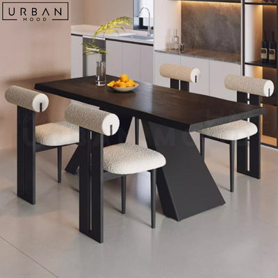SEELY Modern Solid Wood Dining Table