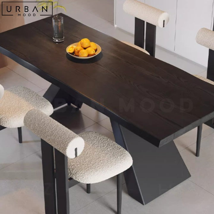 SEELY Modern Solid Wood Dining Table