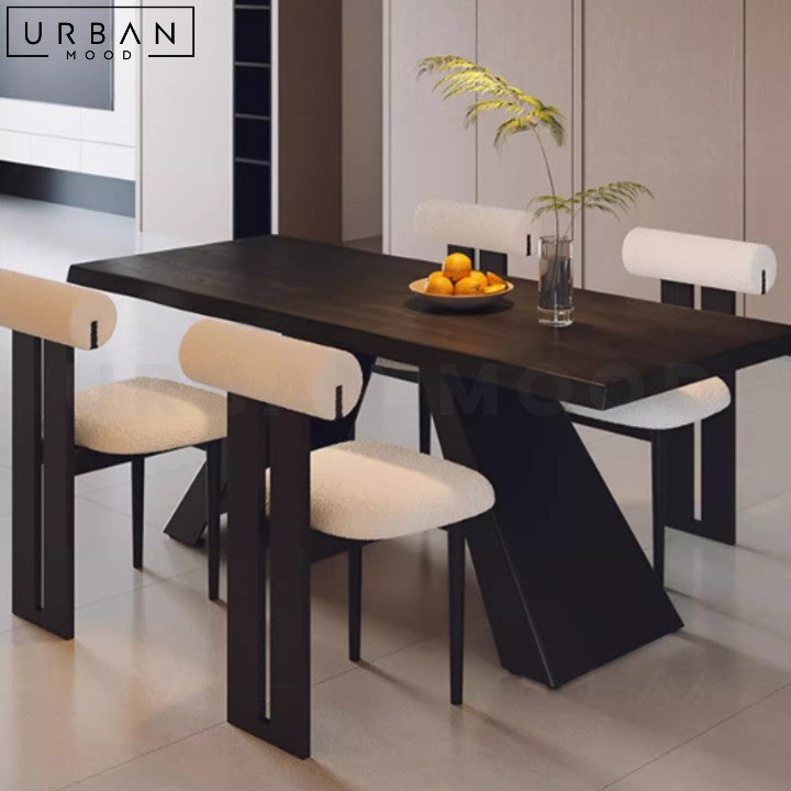 SEELY Modern Solid Wood Dining Table