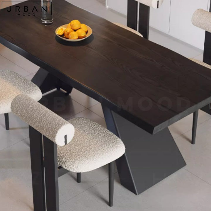 SEELY Modern Solid Wood Dining Table