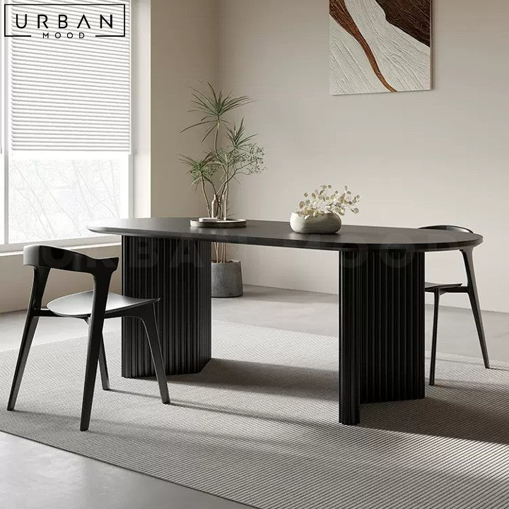 COTTY Modern Solid Wood Dining Table