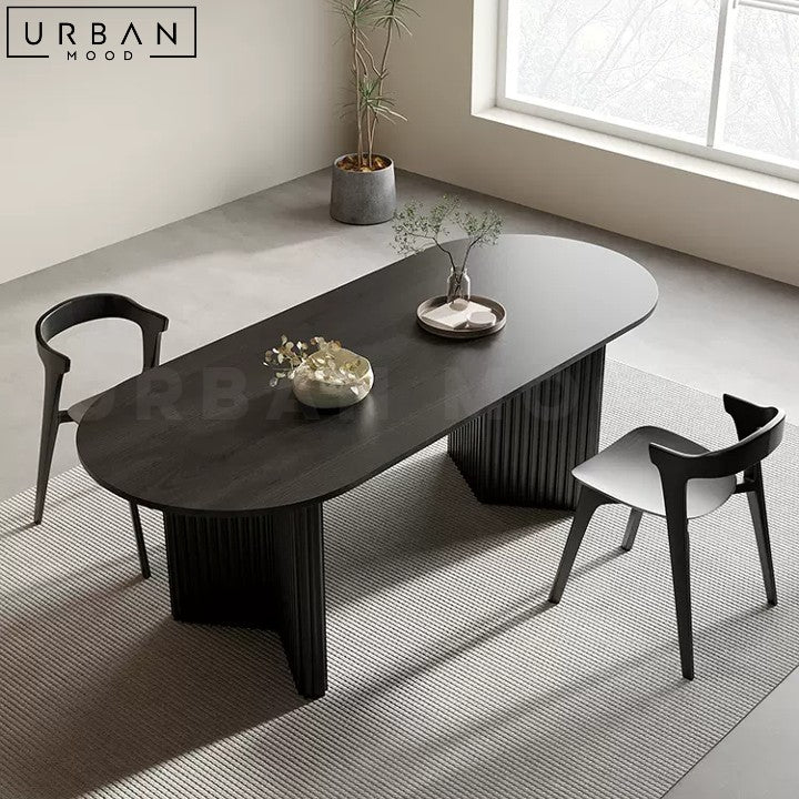 COTTY Modern Solid Wood Dining Table – Urban Mood