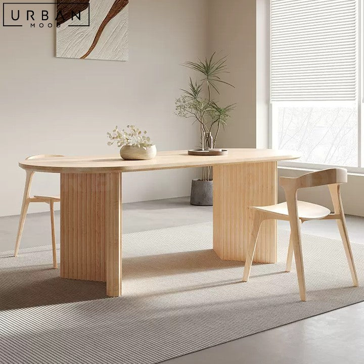 COTTY Modern Solid Wood Dining Table