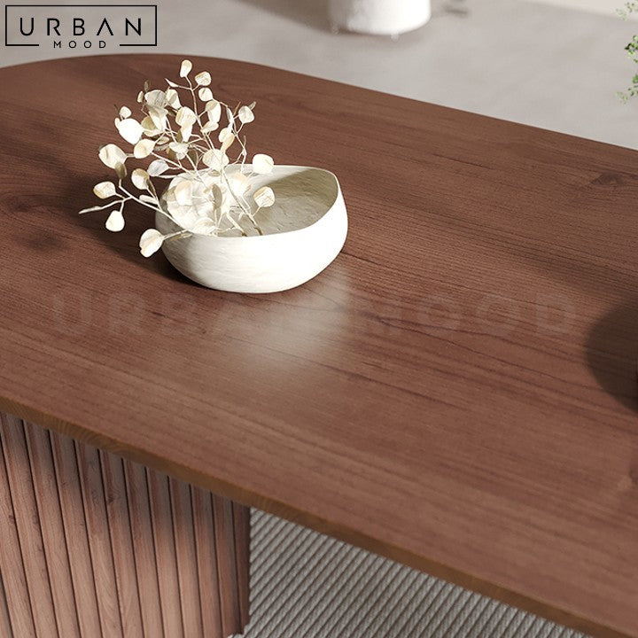 COTTY Modern Solid Wood Dining Table