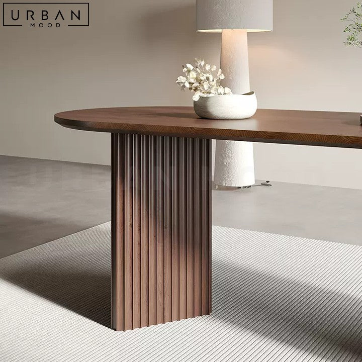 COTTY Modern Solid Wood Dining Table