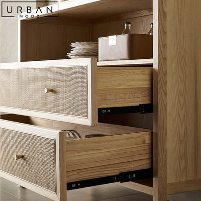 SEHIA Scandinavian Solid Wood Cabinet