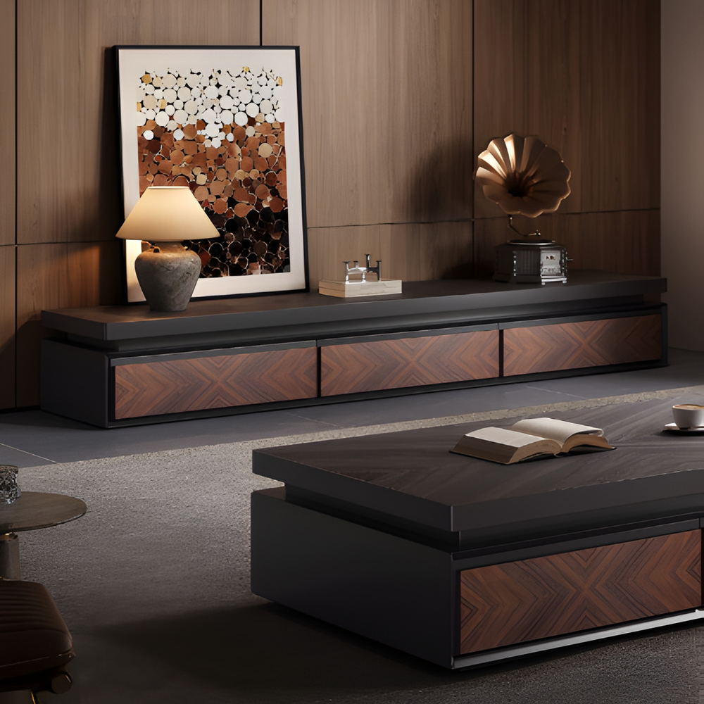 SELA Modern TV Console and Coffee Table Set - Urban Mood Singapore