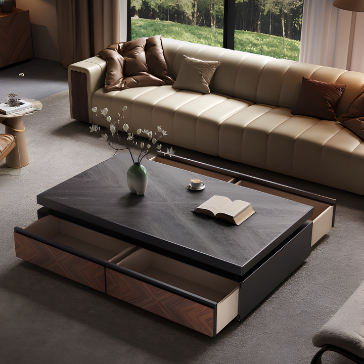 SELA Modern TV Console and Coffee Table Set - Urban Mood Singapore