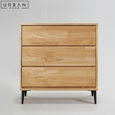 SELENE Scandinavian Solid Wood Chest of Drawers