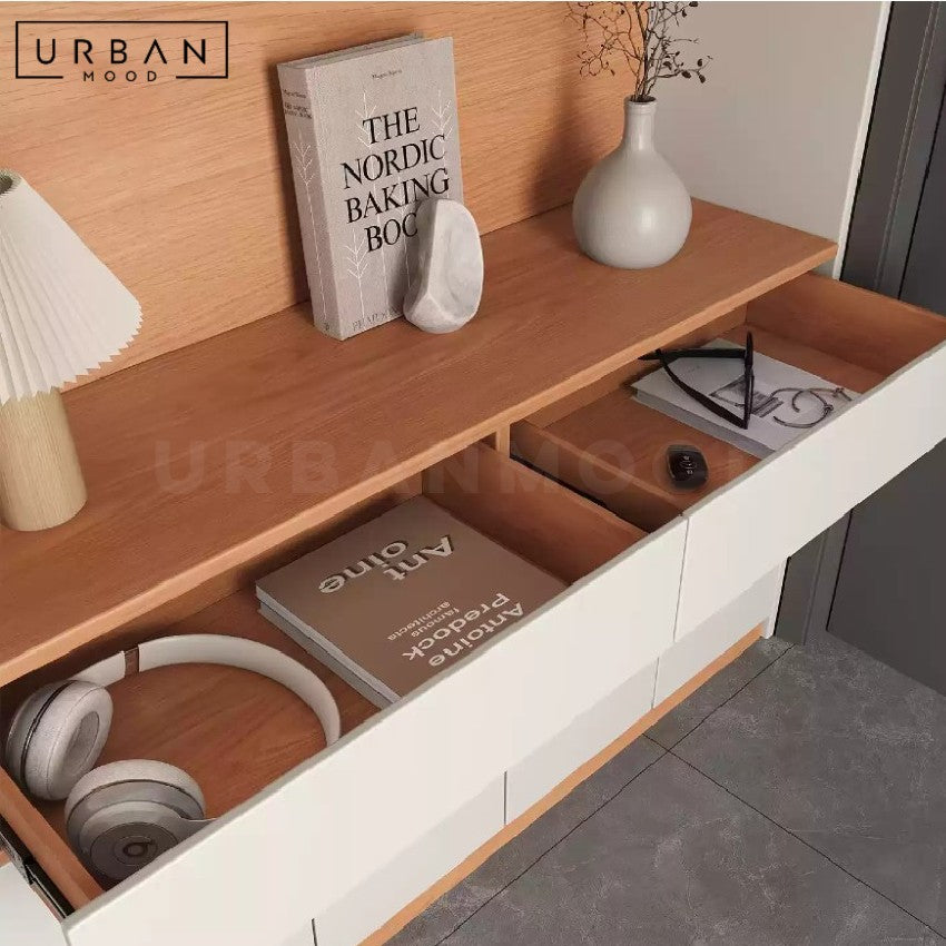 SELINA Modern Full Height Shoe Cabinet