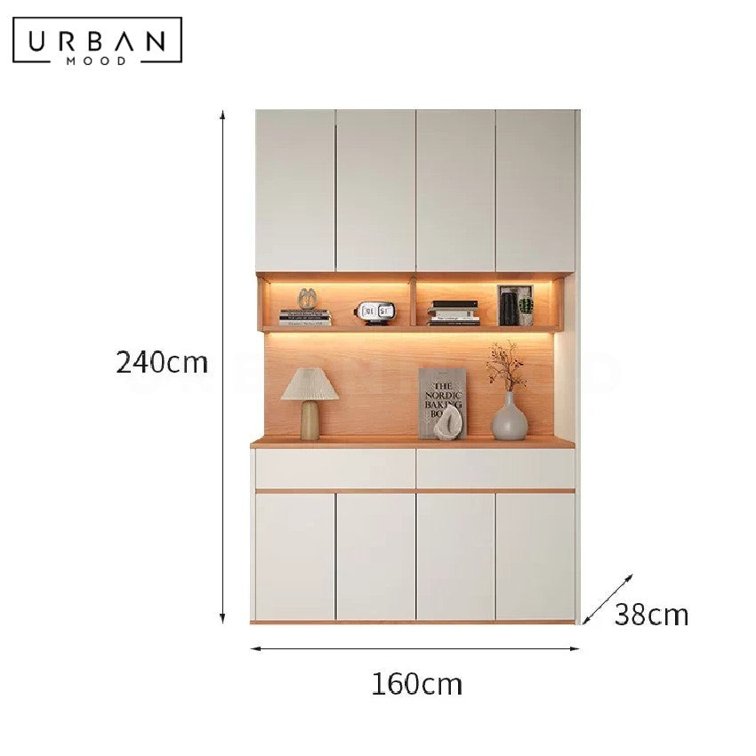 SELINA Modern Full Height Shoe Cabinet