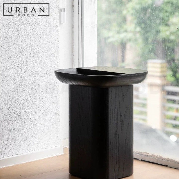 SENKA Modern Solid Wood Side Table