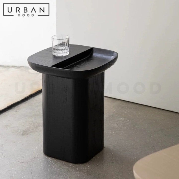 SENKA Modern Solid Wood Side Table