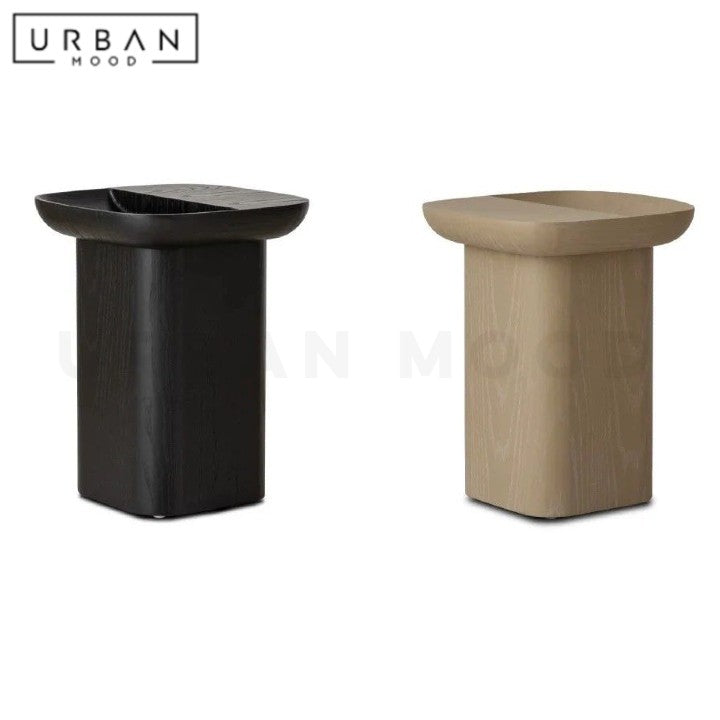 SENKA Modern Solid Wood Side Table