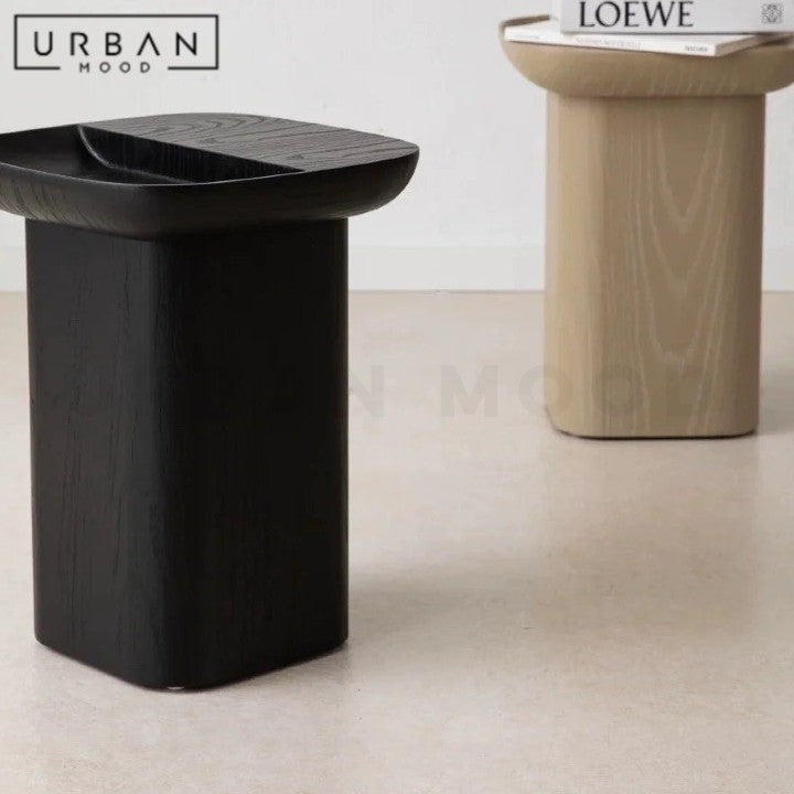 SENKA Modern Solid Wood Side Table