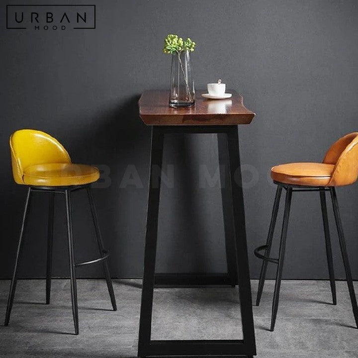 SUGAR Modern Leather Bar Stool