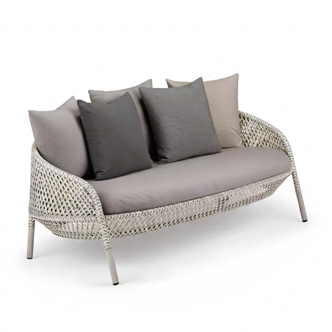 SERALPH Modern Rattan Outdoor Sofa - Urban Mood Singapore