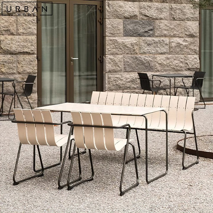 SERANO Modern Outdoor Table and Chair