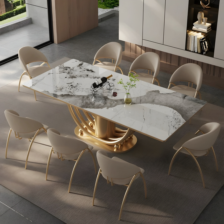 SERAVEN Modern Marble Dining Table - Urban Mood Singapore