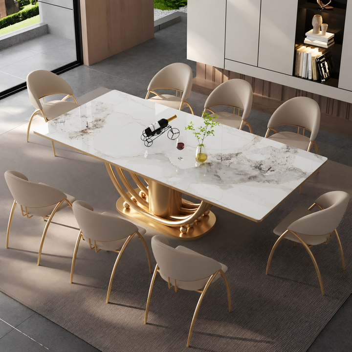 SERAVEN Modern Marble Dining Table - Urban Mood Singapore