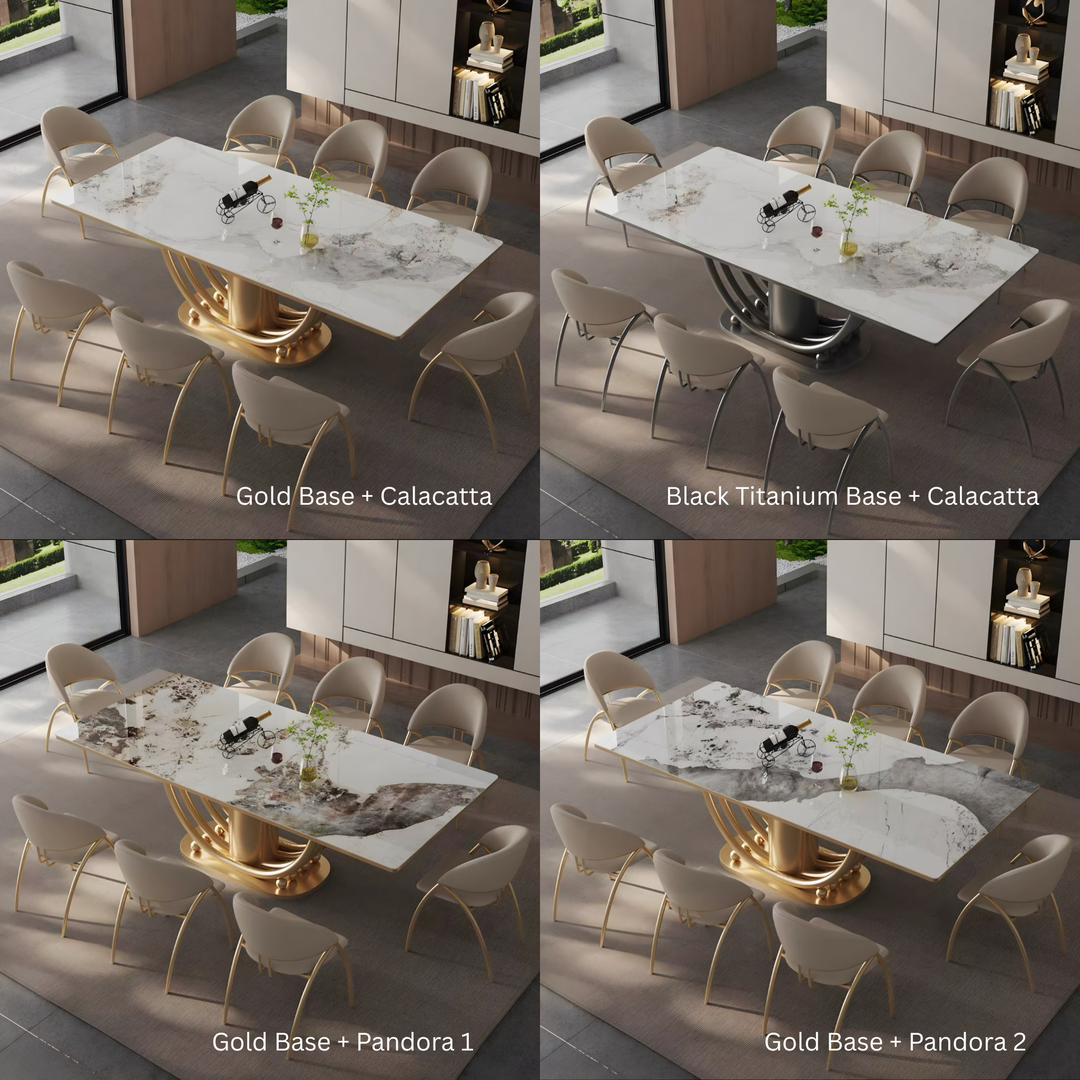 SERAVEN Modern Marble Dining Table - Urban Mood Singapore