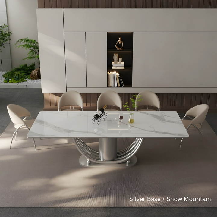 SERAVEN Modern Marble Dining Table - Urban Mood Singapore