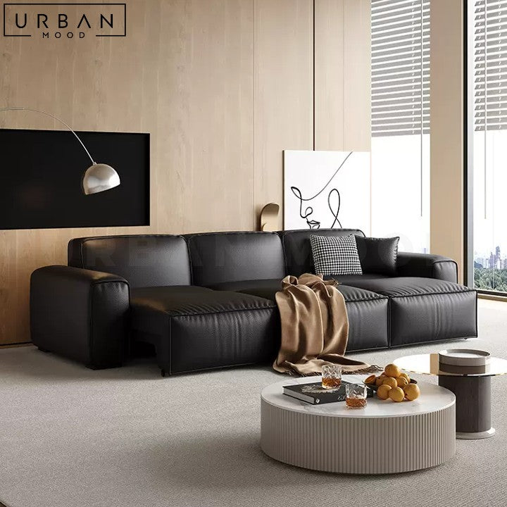 SEREN Modern Leather Sofa