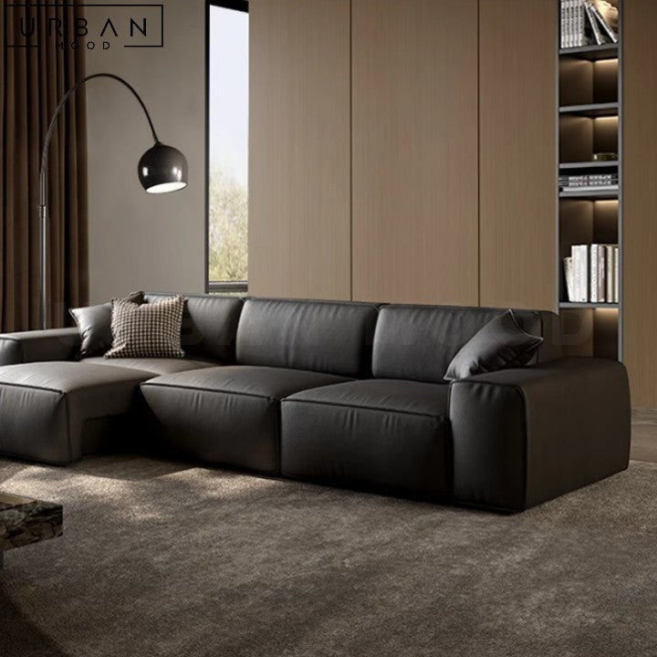 SEREN Modern Leather Sofa