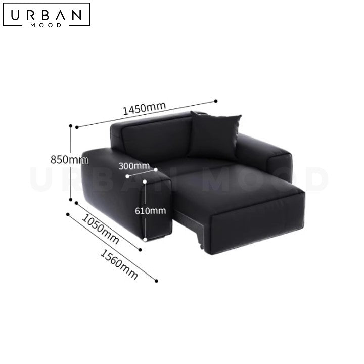 SEREN Modern Leather Sofa