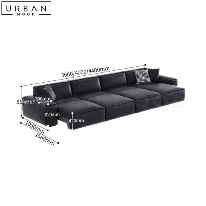 SEREN Modern Leather Sofa