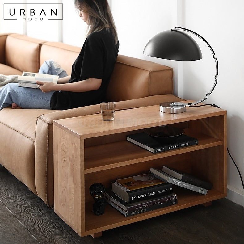 SETTLE Modern Solid Wood Side Table