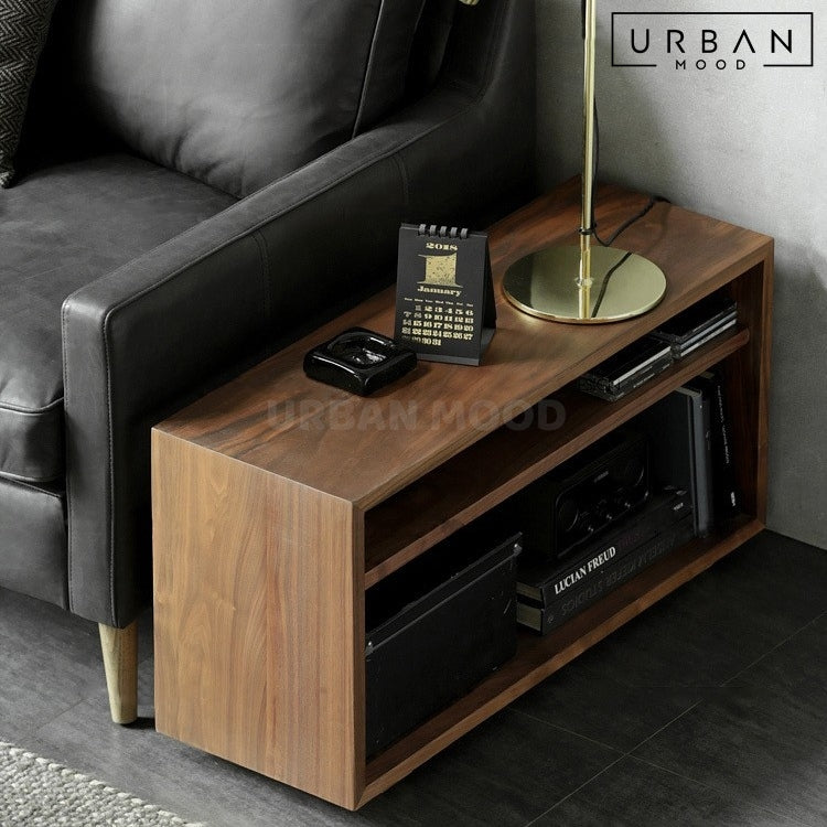 SETTLE Modern Solid Wood Side Table