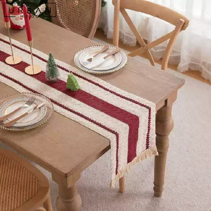 SHABBAT Christmas Table Runner