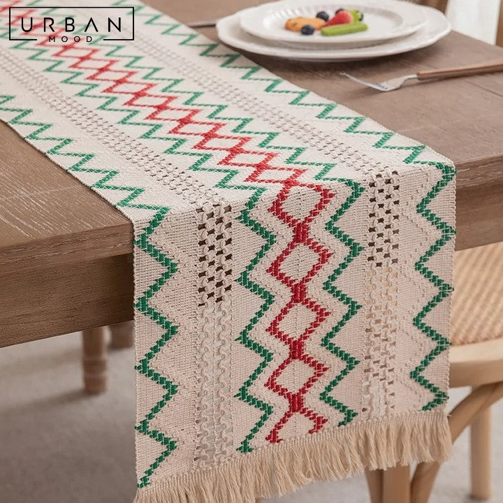 SHABBAT Christmas Table Runner