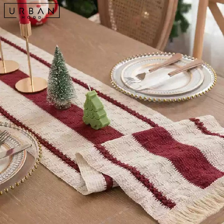 SHABBAT Christmas Table Runner