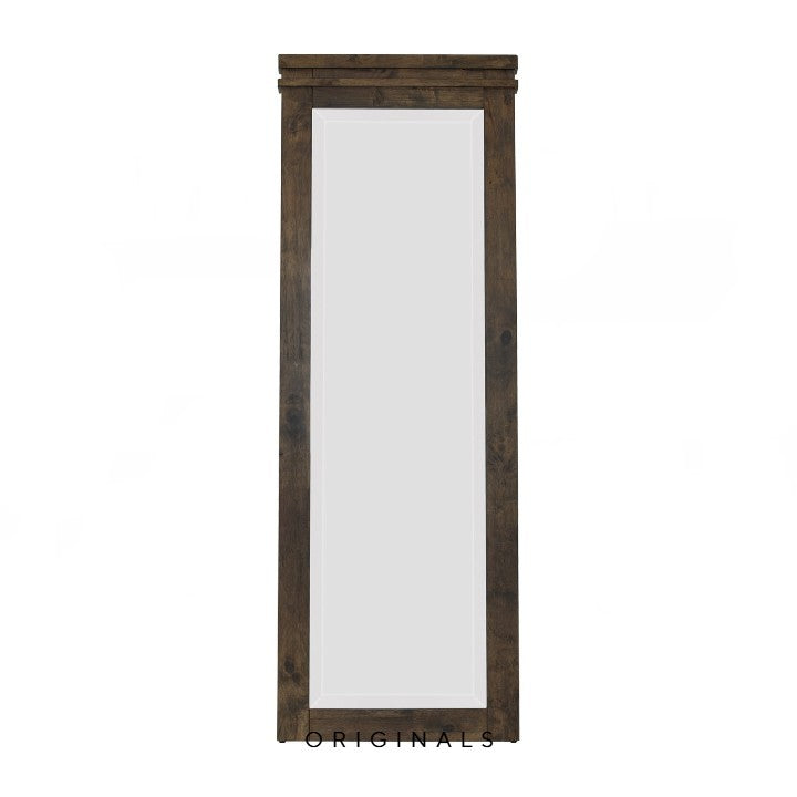 SHARIO Rustic Solid Wood Full Length Mirror
