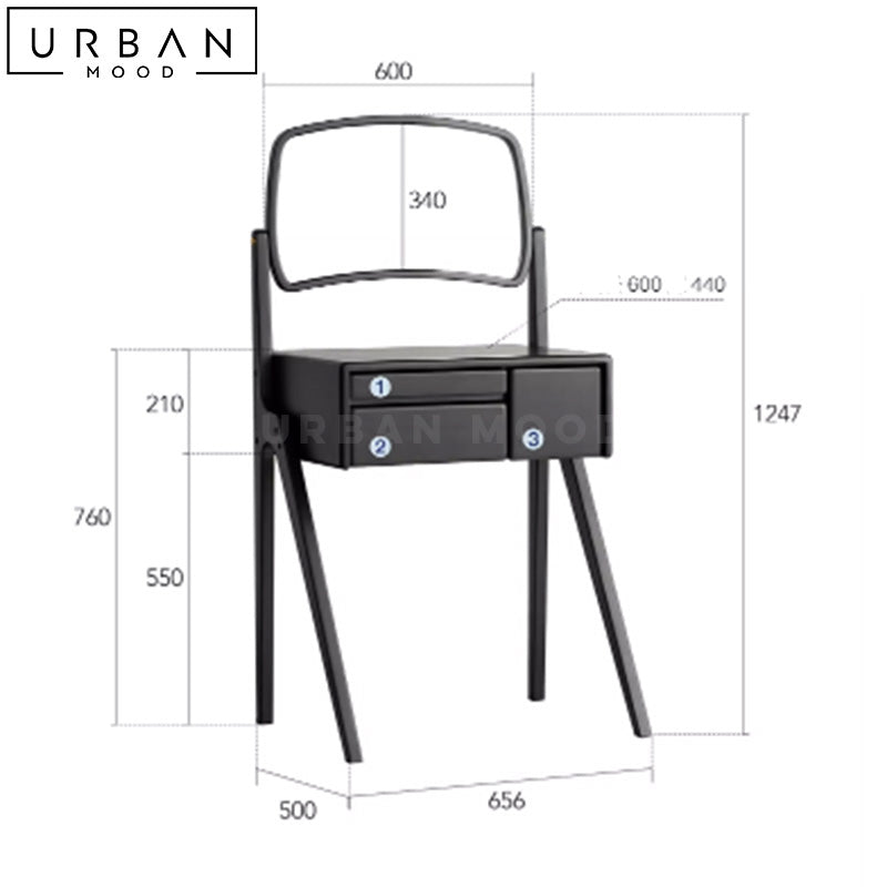 SHANE Modern Vanity Table Set