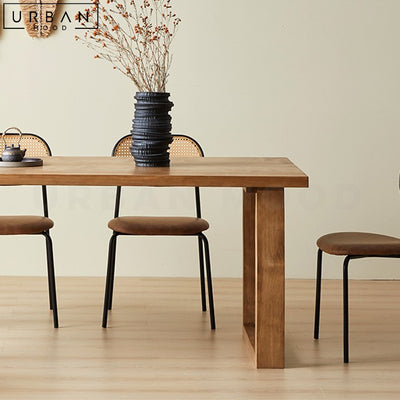 SHEILA Scandinavian Solid Wood Dining Table