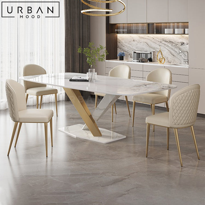 SHELTON Modern Sintered Stone Dining Table