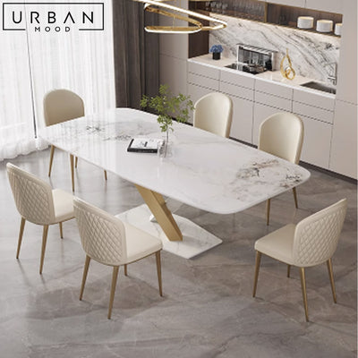 SHELTON Modern Sintered Stone Dining Table