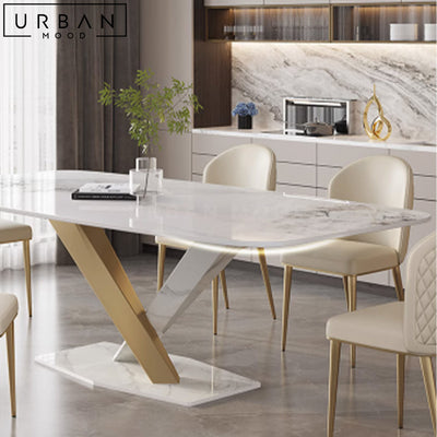 SHELTON Modern Sintered Stone Dining Table