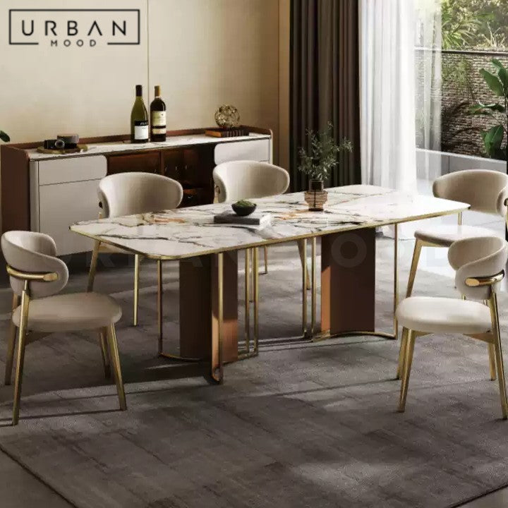 SHERIFE Modern Leather Dining Chair