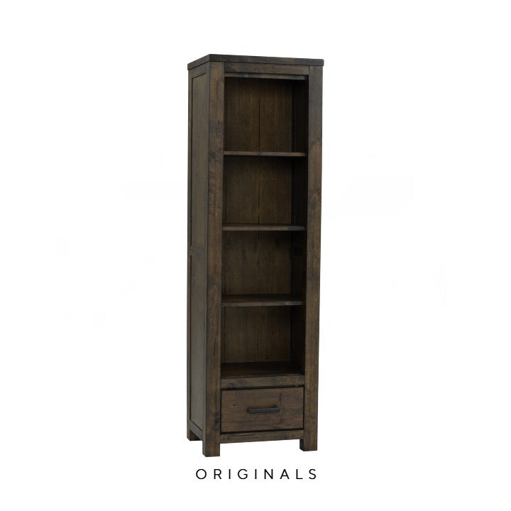 HESHER Rustic Solid Wood Display Cabinet