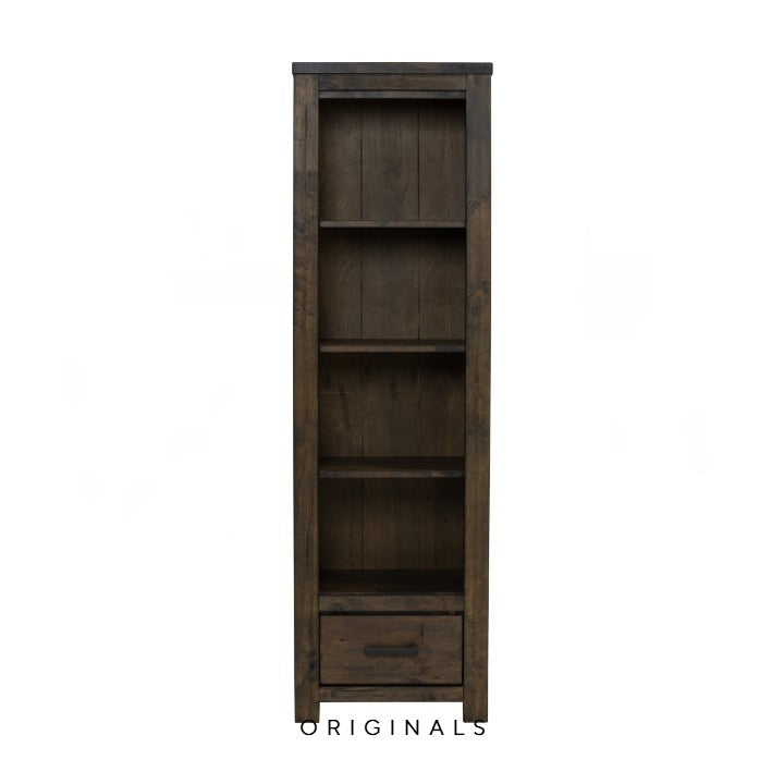 HESHER Rustic Solid Wood Display Cabinet