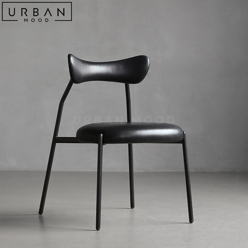 SHEVA Modern Leather Dining Chair