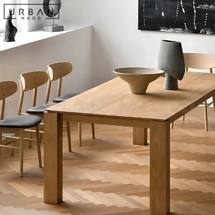 HONG Modern Solid Wood Dining Table