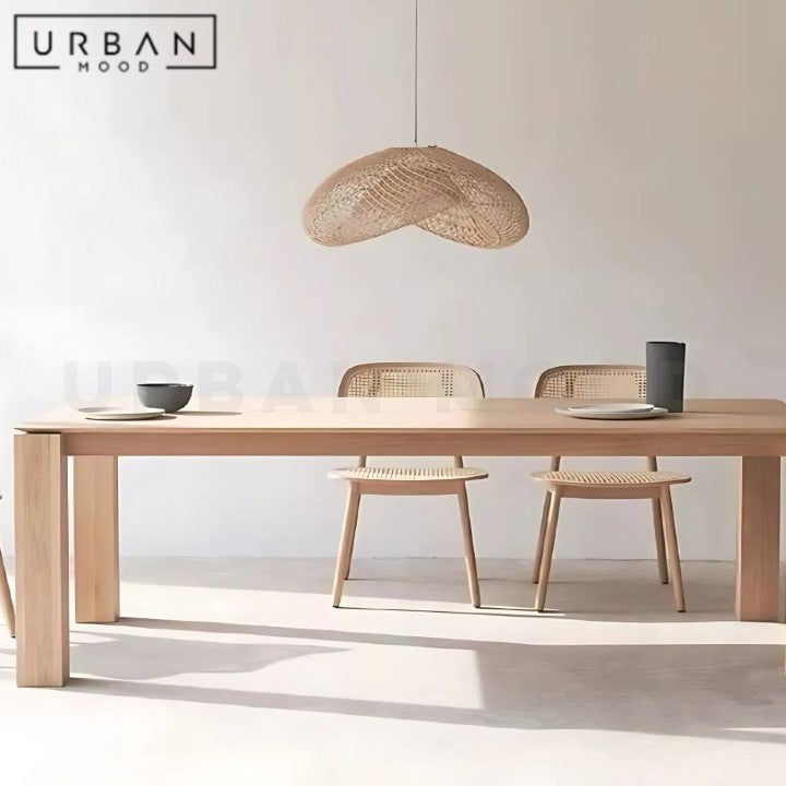 HONG Modern Solid Wood Dining Table